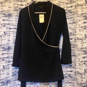Navy Blue Banana Republic Blouse